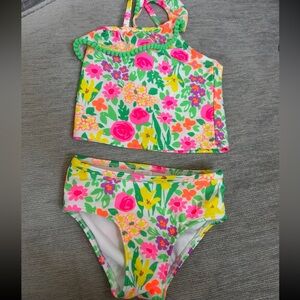 NWT Toddler Girls' Ruffle Tankini Set - Cat & Jack Sz: 3T